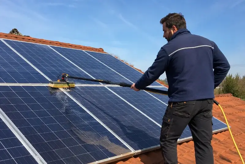 Nettoyage et entretien de panneaux solaires à Saint-Cirgue
